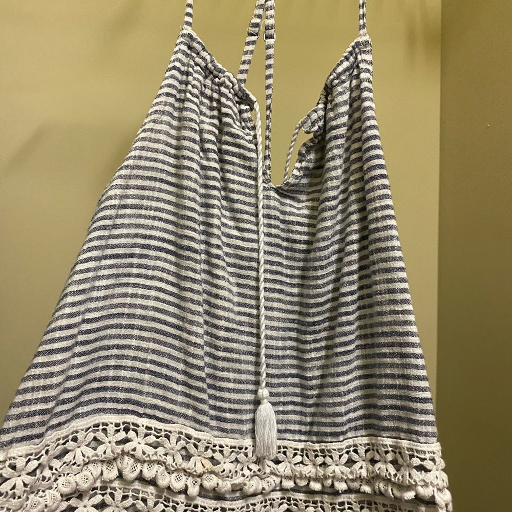 Abercrombie sleeveless striped top size S